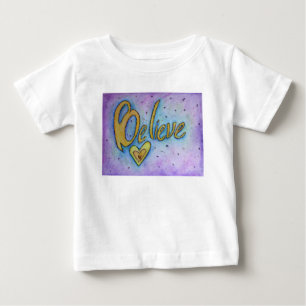 Crê na camisa personalizada de arte cardíaca inspi