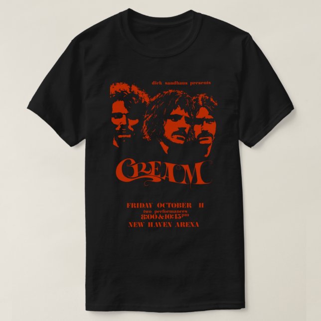 Cream Band Classic T-Shirt Copy (Frente do Design)