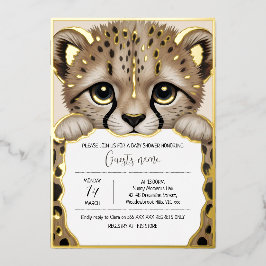 Cream Beige Cub Baby Shower