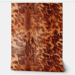 Cream Brown Cowhide