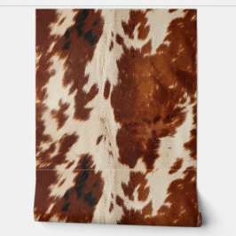 Cream Brown Southwest Cowboy Cowhide