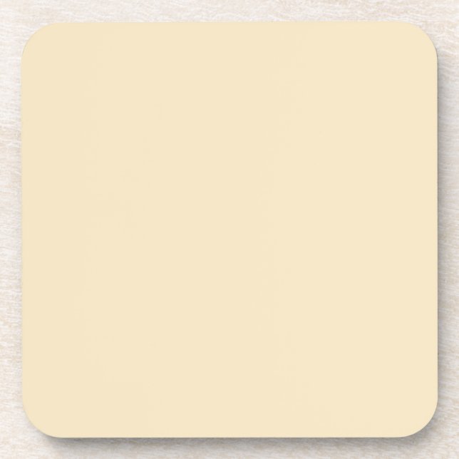 Cream Ecru Cork Porta copos (Frente)