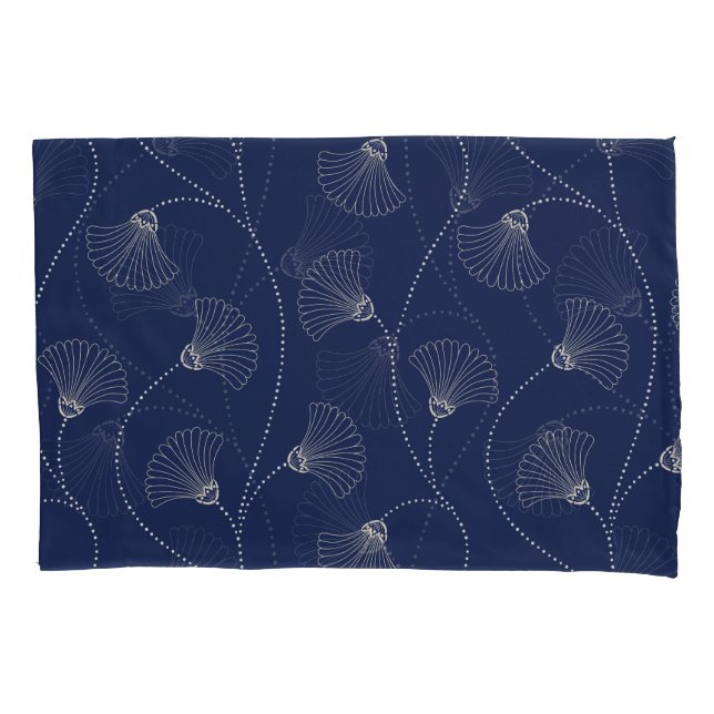 Cream Floral Art Nouveau Indigo (Frente)