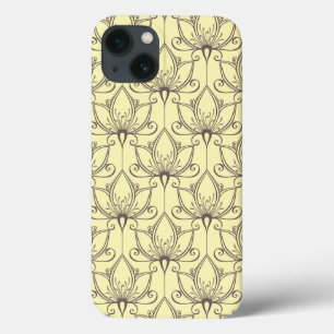 Cream Floral Patterno