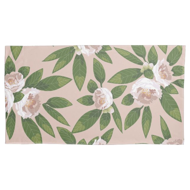 Cream Garden Harmony: Camellias e Greenery (Frente)