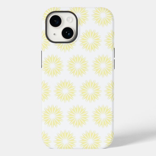 Cream Modern Sunbursts (Verso)