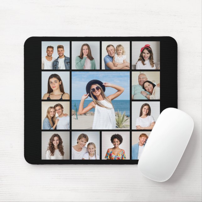 Create Your Own 13 Photo Collage Mouse Pad (Com mouse)