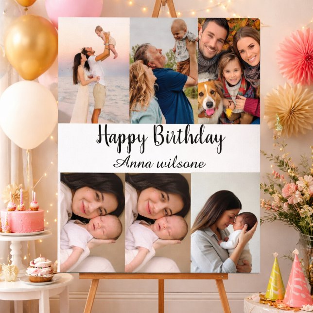 Create Your Own Birthday Poster Custom Name (Criador carregado)