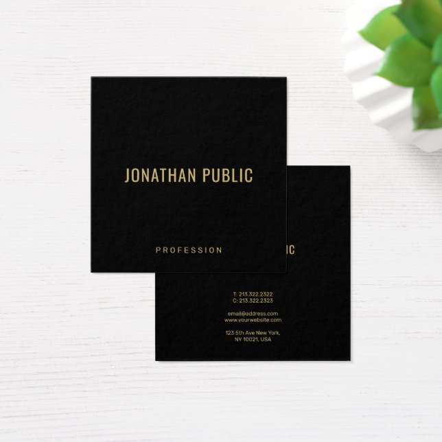 Create Your Own Elegant Template Black Gold (Mesa)