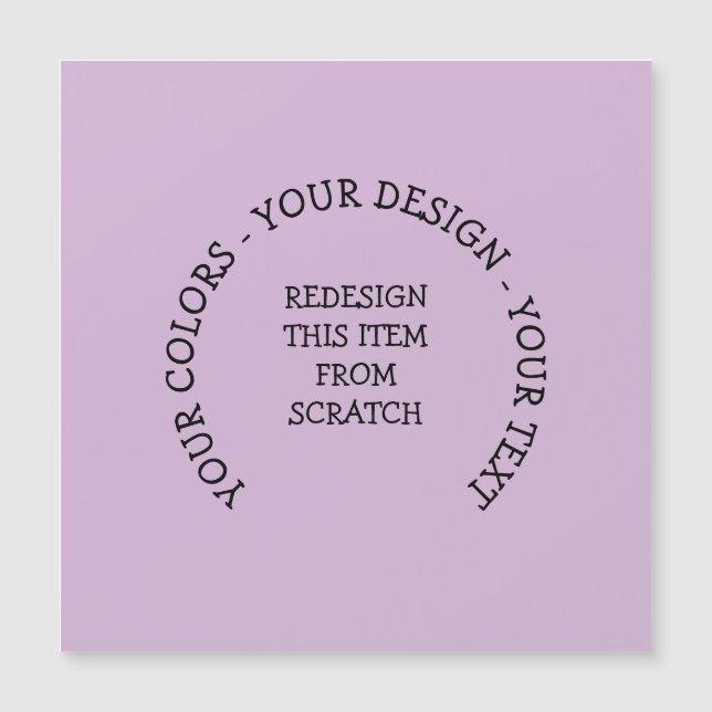 Create Your Own Magnetic Card (Frente)