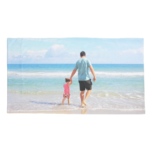 Create Your Own Photo Pillow Case Personalize Gift (Verso)