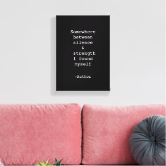 Create Your Own Quote Stretched Canvas Print