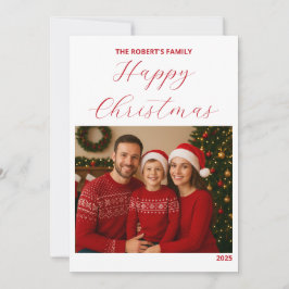 create your ownChristmas Family Card