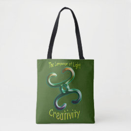 Creative Heart Chakra Símbolo Tote Bag