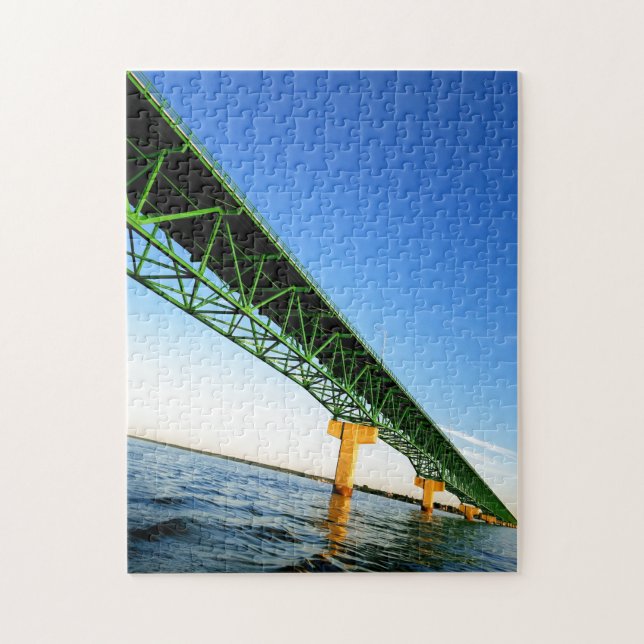 Creative Mackinaw bridge sky quebra-cabeça (Vertical)