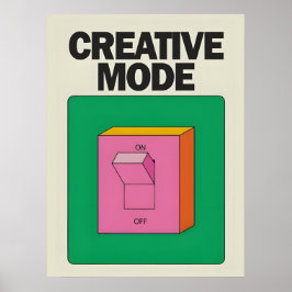 Creative Mode | Decorative Poster
