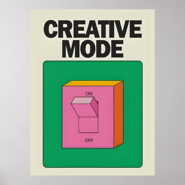 Creative Mode | Decorative Poster (Frente)