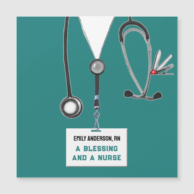 Creative Nurse Graduation Gift Card (Frente)
