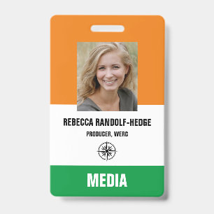 CREDENCIAL DE MÍDIA PARA EVENTO ESPECIAL - Crachá