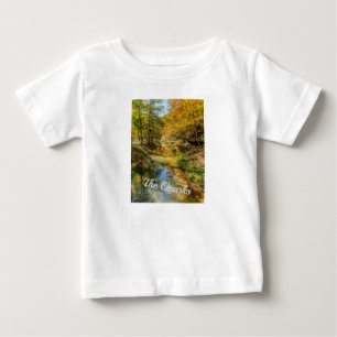 Creek Autumn Reflete Vertical Baby T-shirt