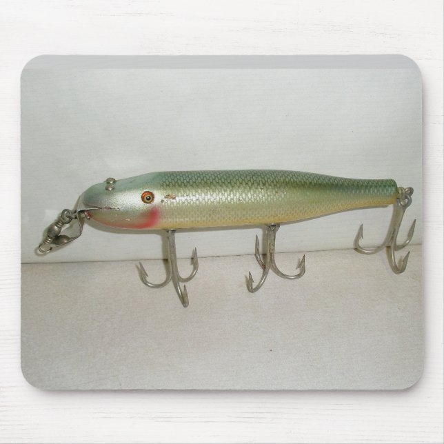 Creek Chub Swimmer Vintage Lure Mousepad (Frente)