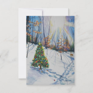 Creia no cartão de Natal