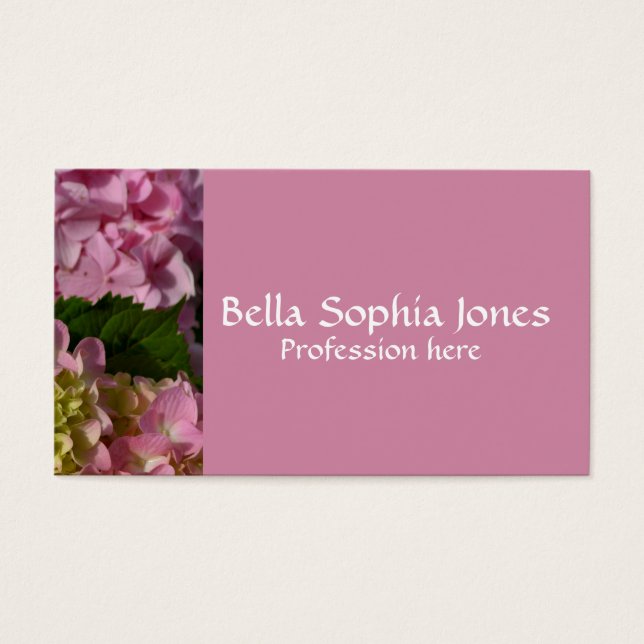 Creme cor-de-rosa Hydrangeas amarelas cor-de-rosa  (Frente)