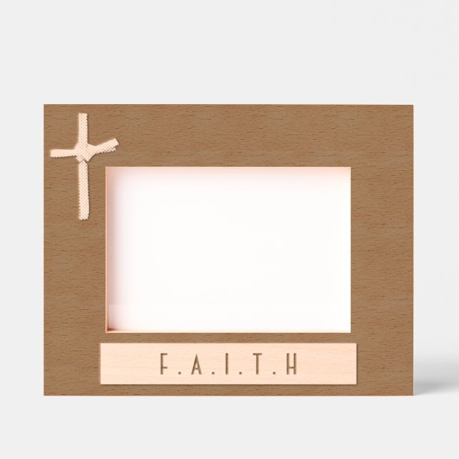 Creme Cristão Único Personalizado Palm Cross (Front)