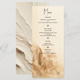 Creme de Marfim Botânico Menu Texturizado Boêmio