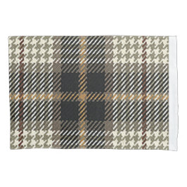 Creme e Xadrez castanha