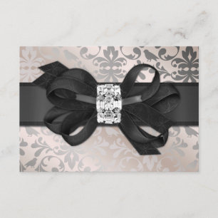 Creme Elegante e RSVP Silver com Arco