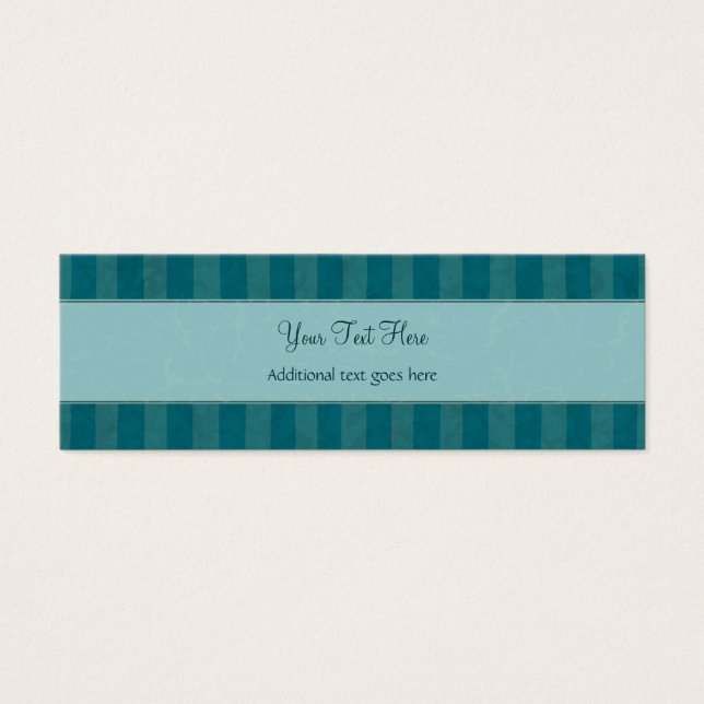 Creme em Sabas Florais Teais e Strips com Monogram (Frente)