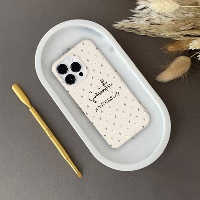 Creme minimalista personalizado (IPHONE CUSTOM CASE)
