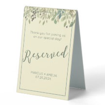 Creme Moderno e Eucalyptus Reservados