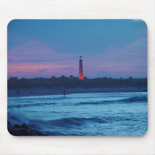 Crepúsculo Mousepad do farol da entrada de Ponce (Frente)
