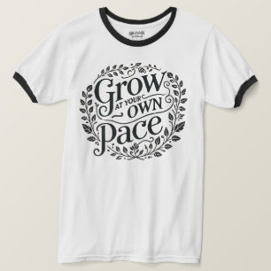 Cresça na sua camiseta Ringer Ringer