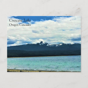 Crescent Lake, cartão postal do Oregon