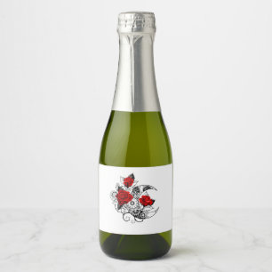 Crescente Mecânico com Rosas vermelhas