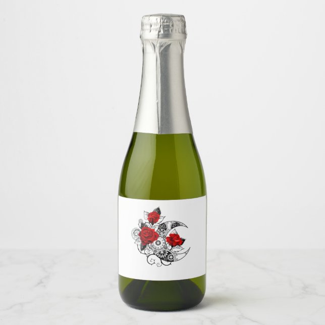 Crescente Mecânico com Rosas vermelhas (Frente)