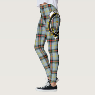 Crest Tartan da Campainha do Clã Scotstee Leggings