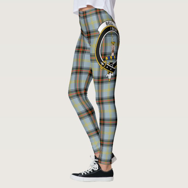 Crest Tartan da Campainha do Clã Scotstee Leggings (Esquerda)