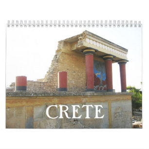 Creta calendário da ilha grega
