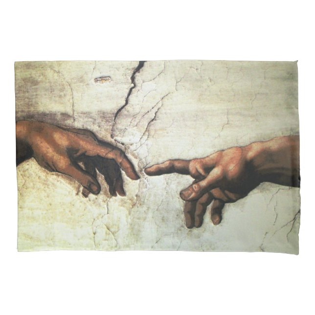 Criação de Adão - Mãos Michelangelo 1475 - 1564 (Frente)