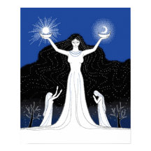 Criação de poster de Sol e Lua