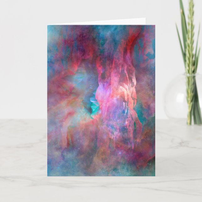 "Criação" Fantasia Cartão de Saudação Mundial (Frente)