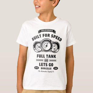 Criado para camiseta rápida, corrida de demônios d