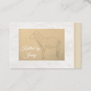 Criado por cartão de visita de ovinos