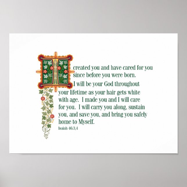 Criado por Deus Poster (Frente)