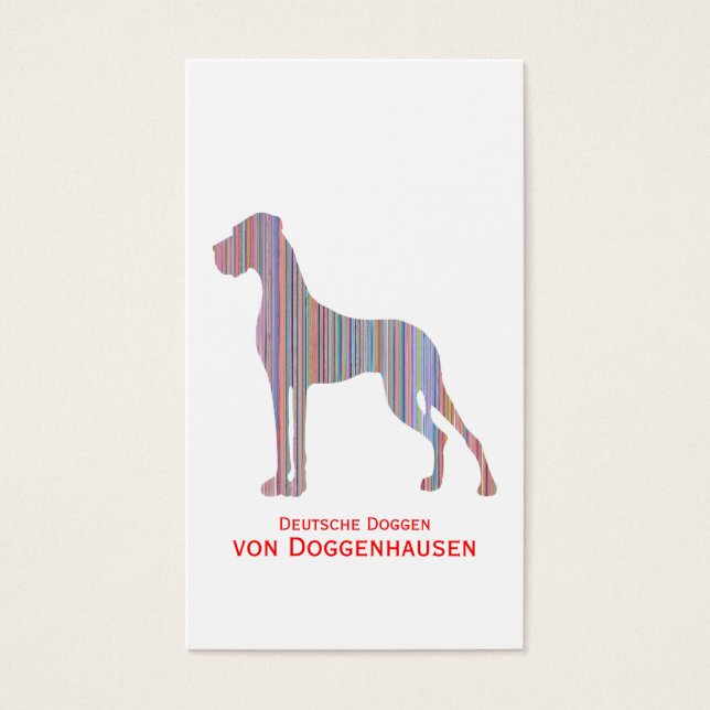 Criador de Linhagens Pastel Great Dane (Frente)