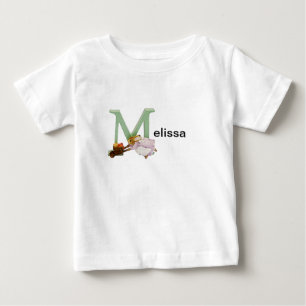 Criança da letra M de Beatrix Potter & camisa